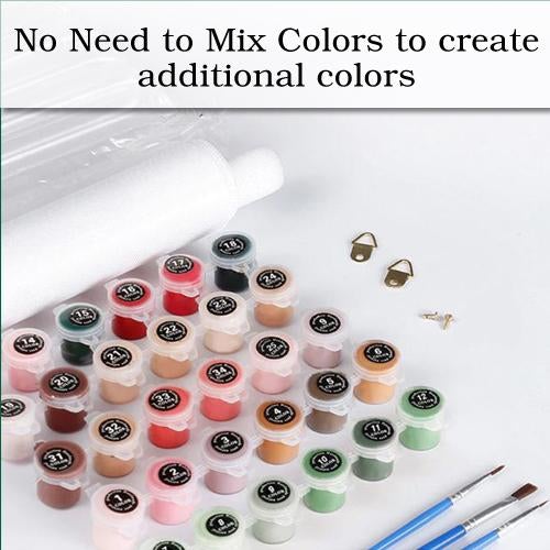 Family Making Christmas Dinner Paint By Numbers Kit