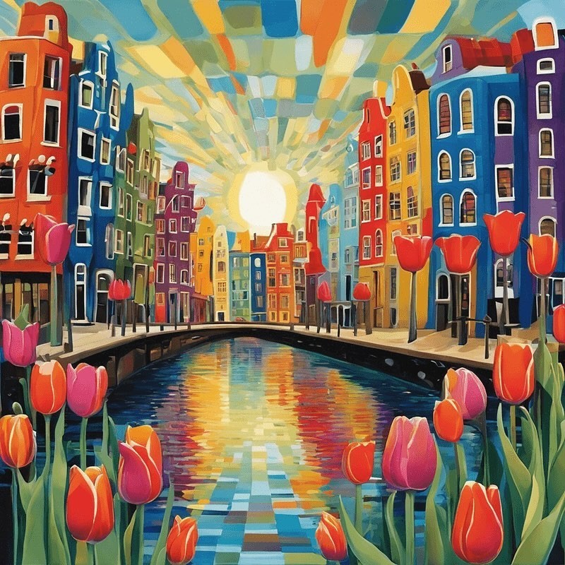 Colorful Amsterdam