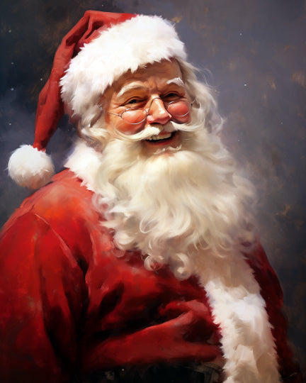 Happy Santa Christmas Paint By Numbers Kit