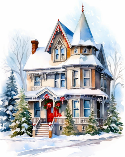 Christmas Season Paint By Numbers Kit