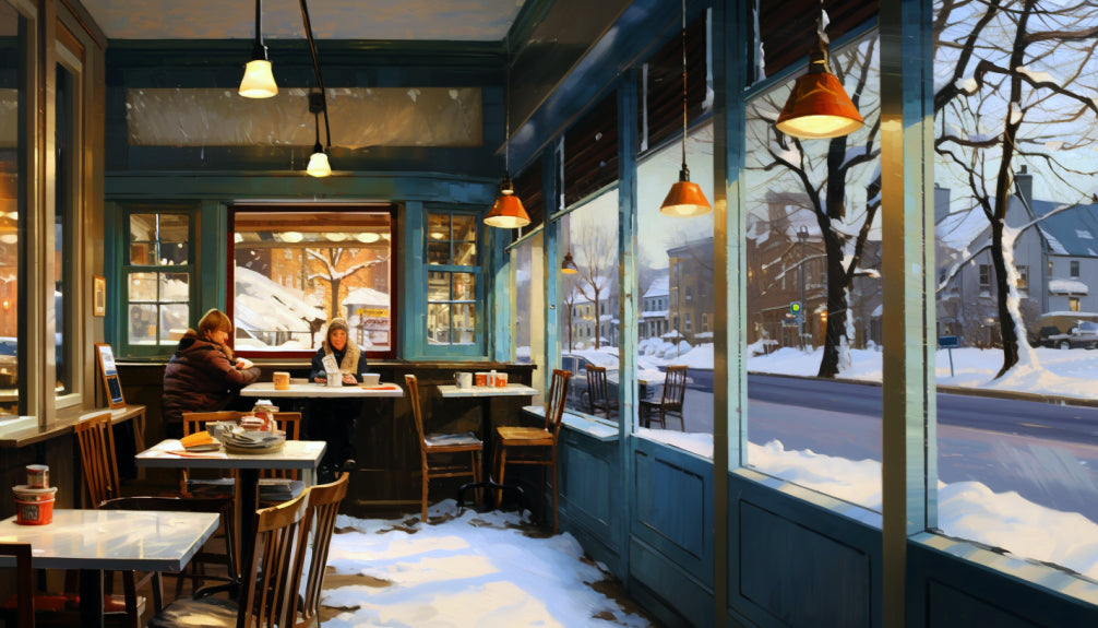 Christmas Diner Paint By Numbers Kit - 40x70 cm