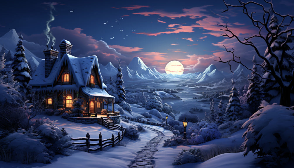 Christmas Eve Paint By Numbers Kit - 40x70 cm