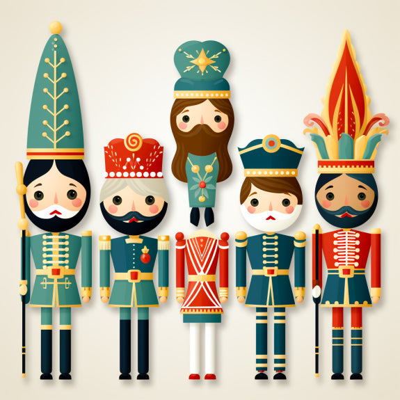 Nut Crackers Christmas Paint By Numbers Kit