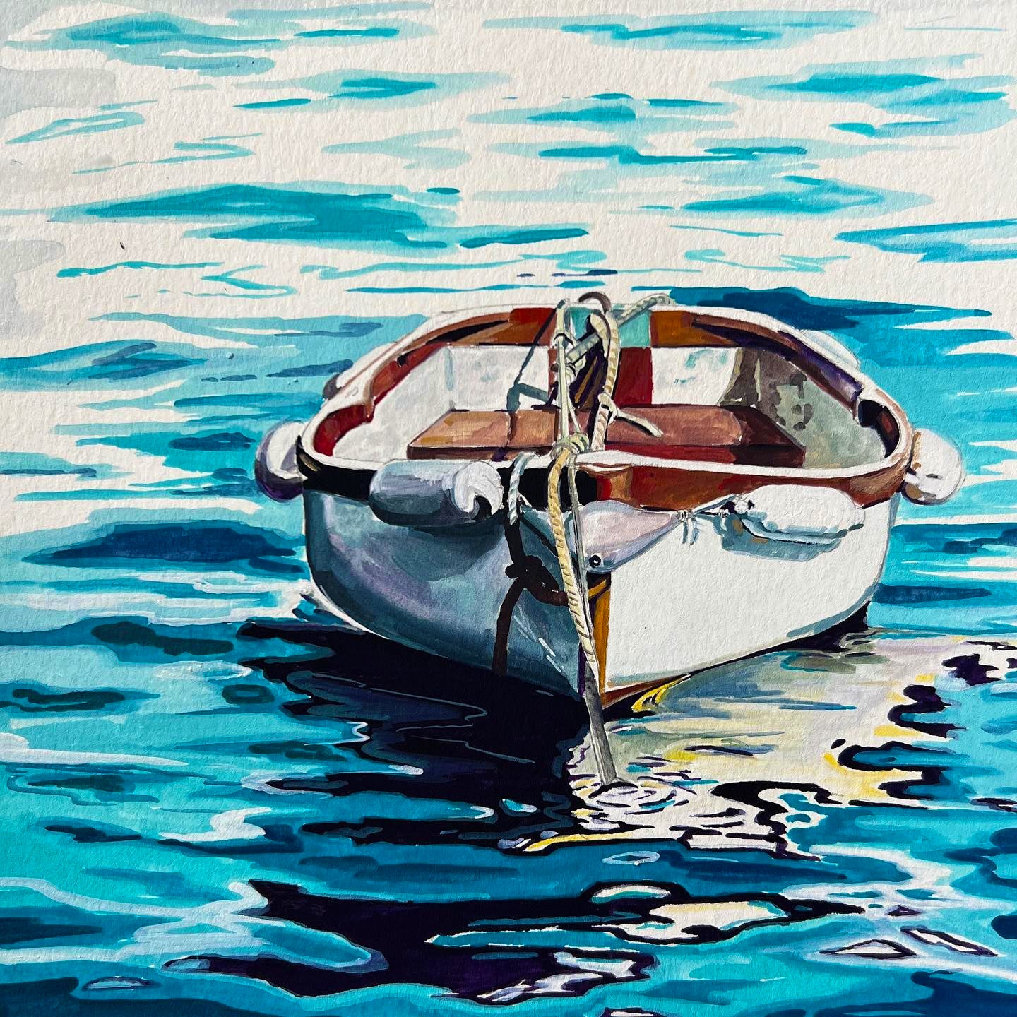 Mini Paint by Numbers Kit - 25x25 cm