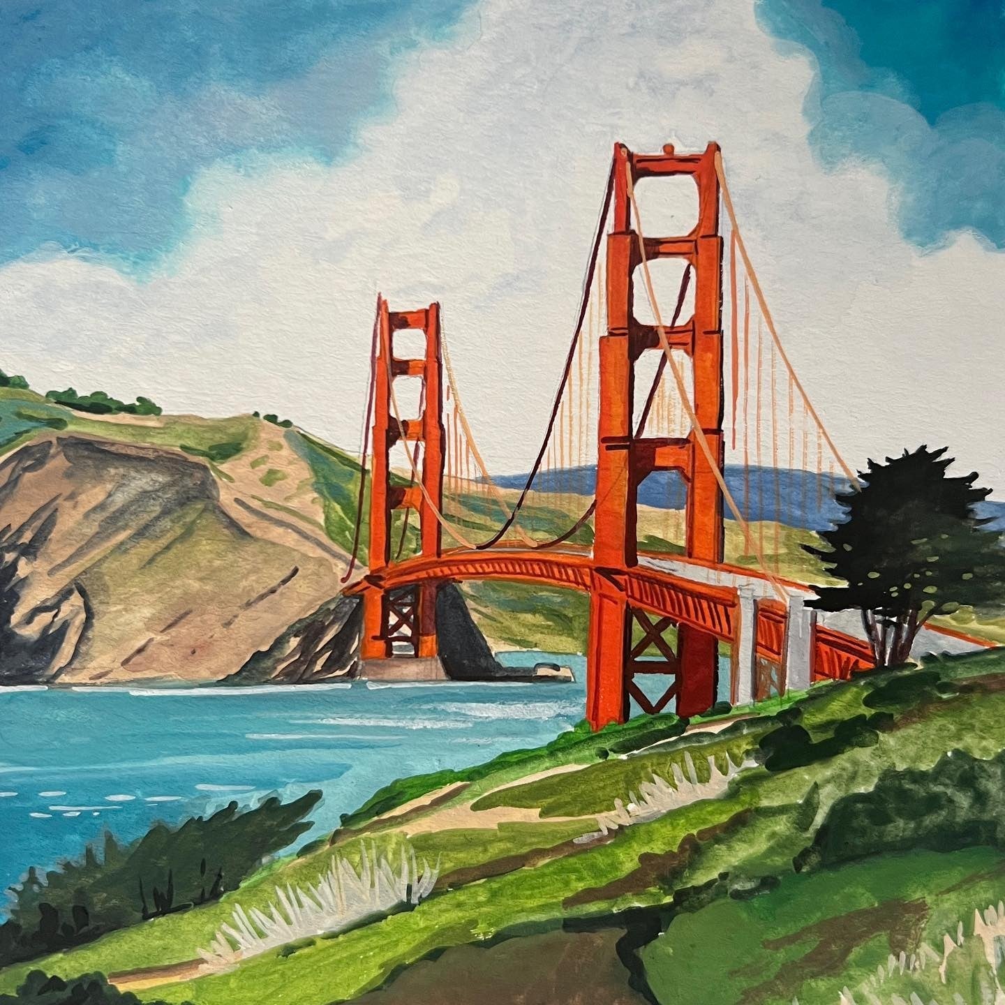 Mini Paint by Numbers Kit - 25x25 cm