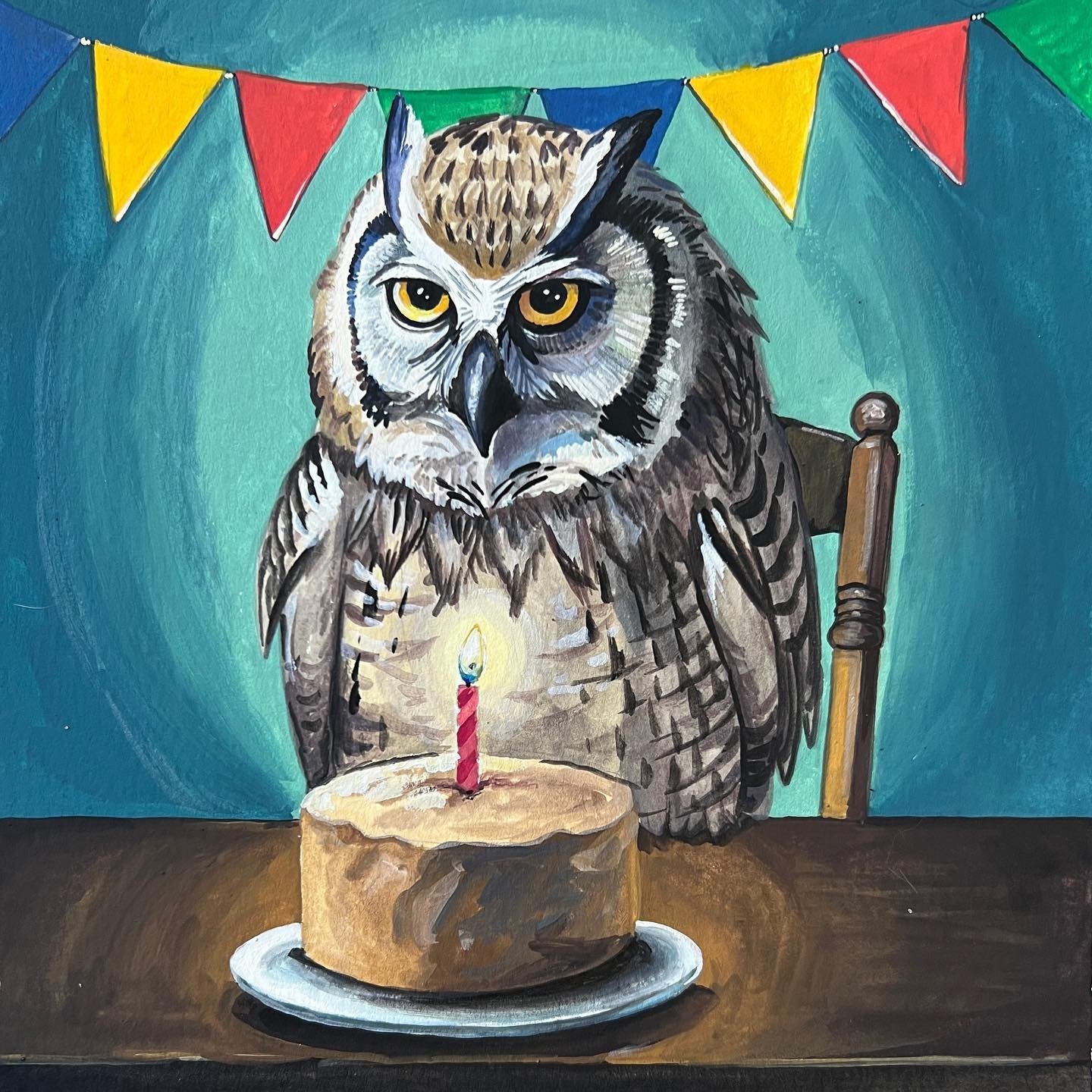 Mini Paint by Numbers Kit - 25x25 cm