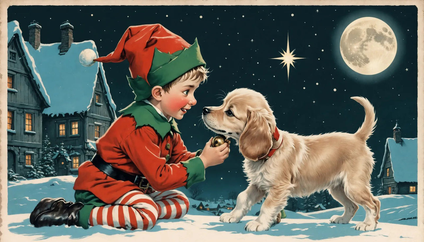 Boy And His Puppy