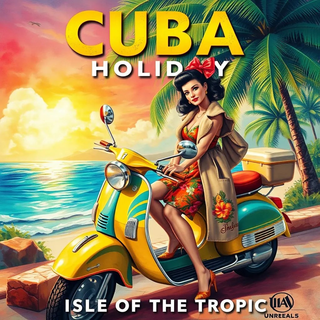 Cuba Holiday Poster