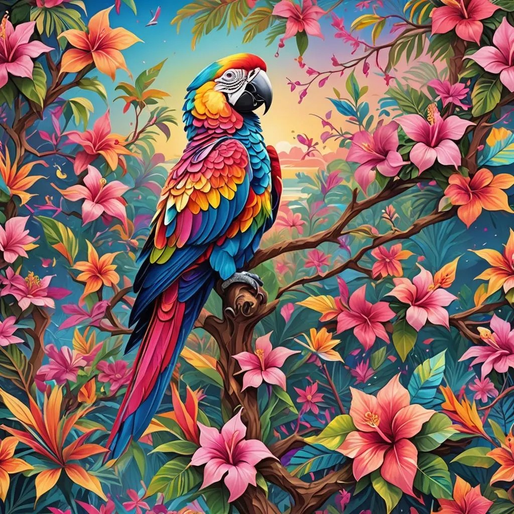 Rainbow Macaw