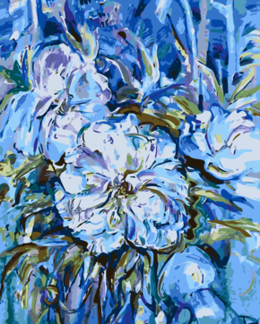 Tree peony white By Tatiana Mints
