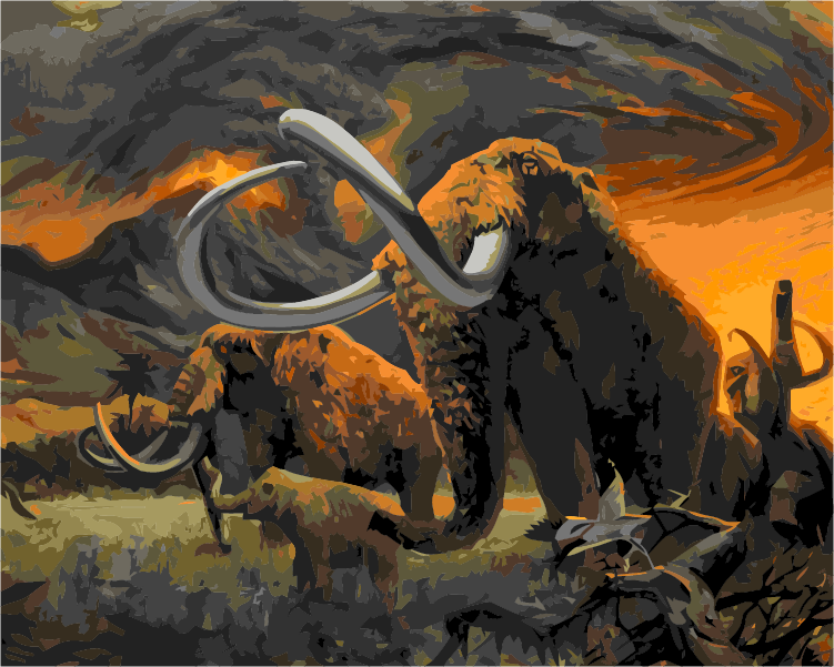 Mammoth Family By Stanislav Atanasov