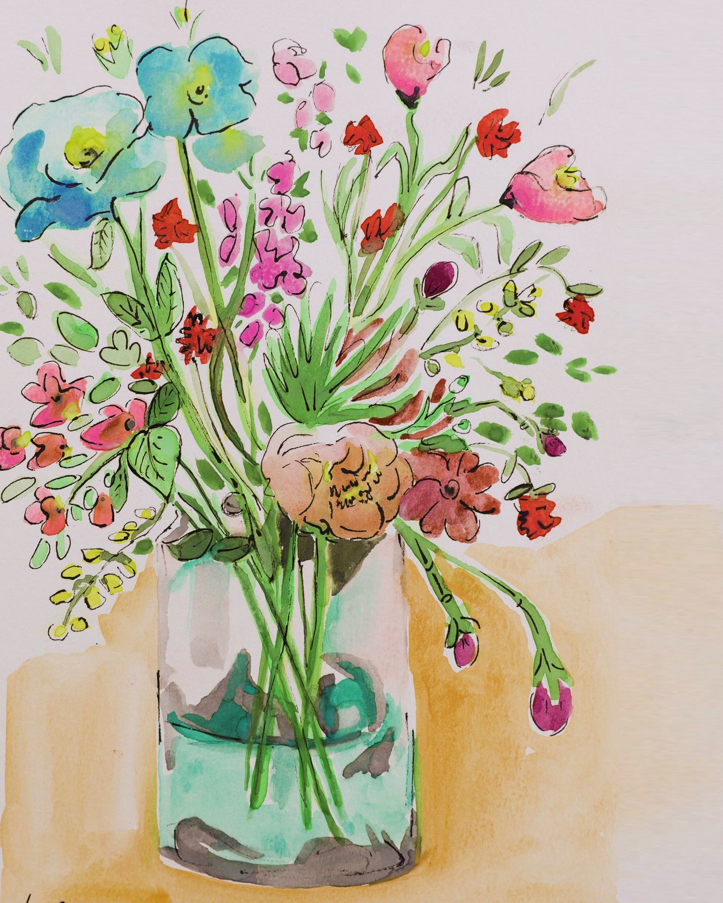 Wildflowers in Water By Lauren Combs