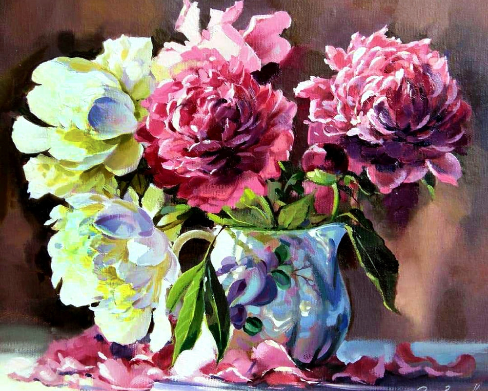 Royal Peonies By Natasha Golovina