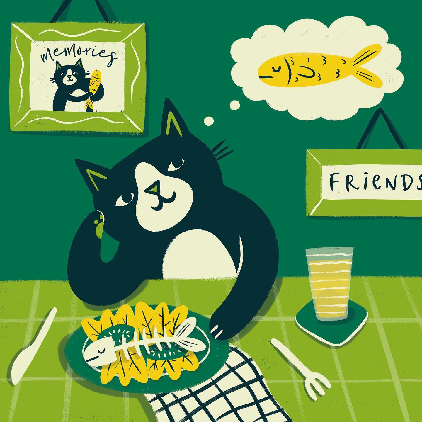Cat Ate Her Friend By Nat Ellis