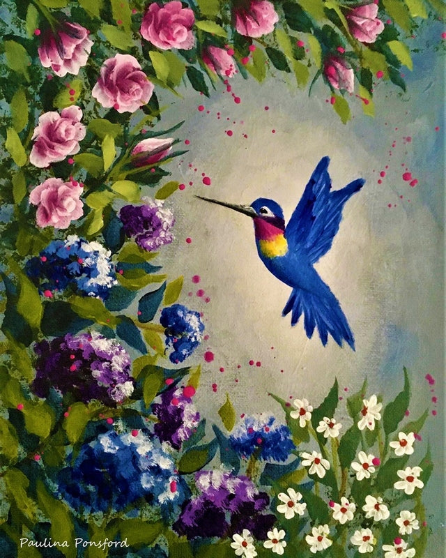 Garden at Dusk By Paulina Ponsford