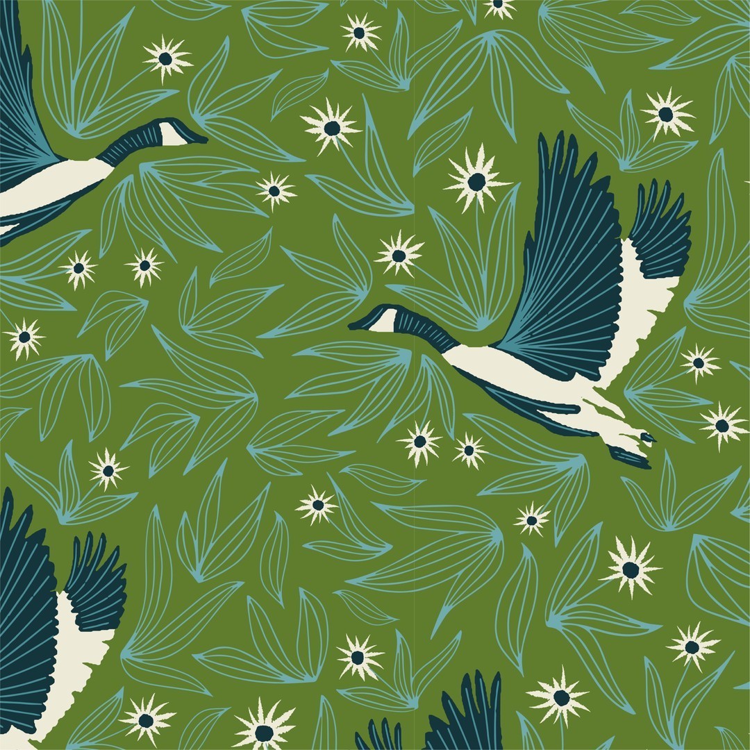 Migrating Geese Paint By Numbers By Rebecca Jane Woolbright