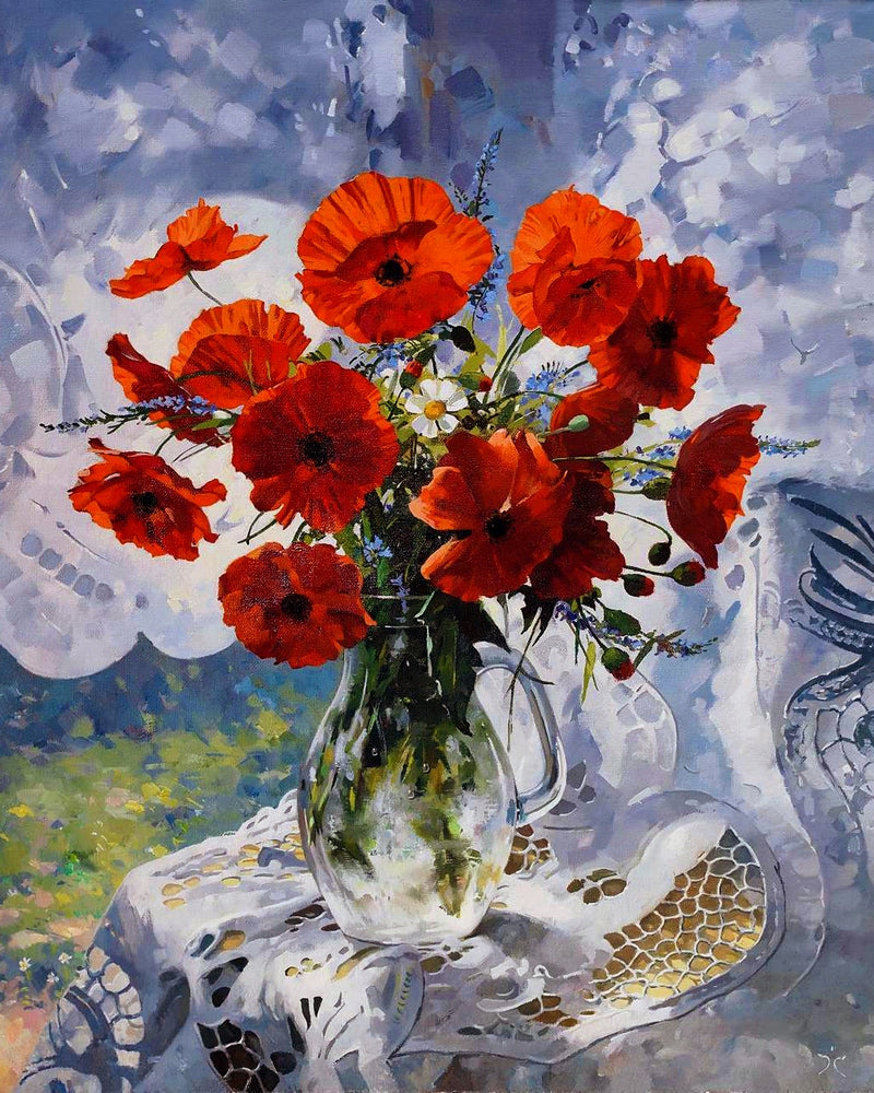 Scarlet Poppies By Sergey Khamalyan