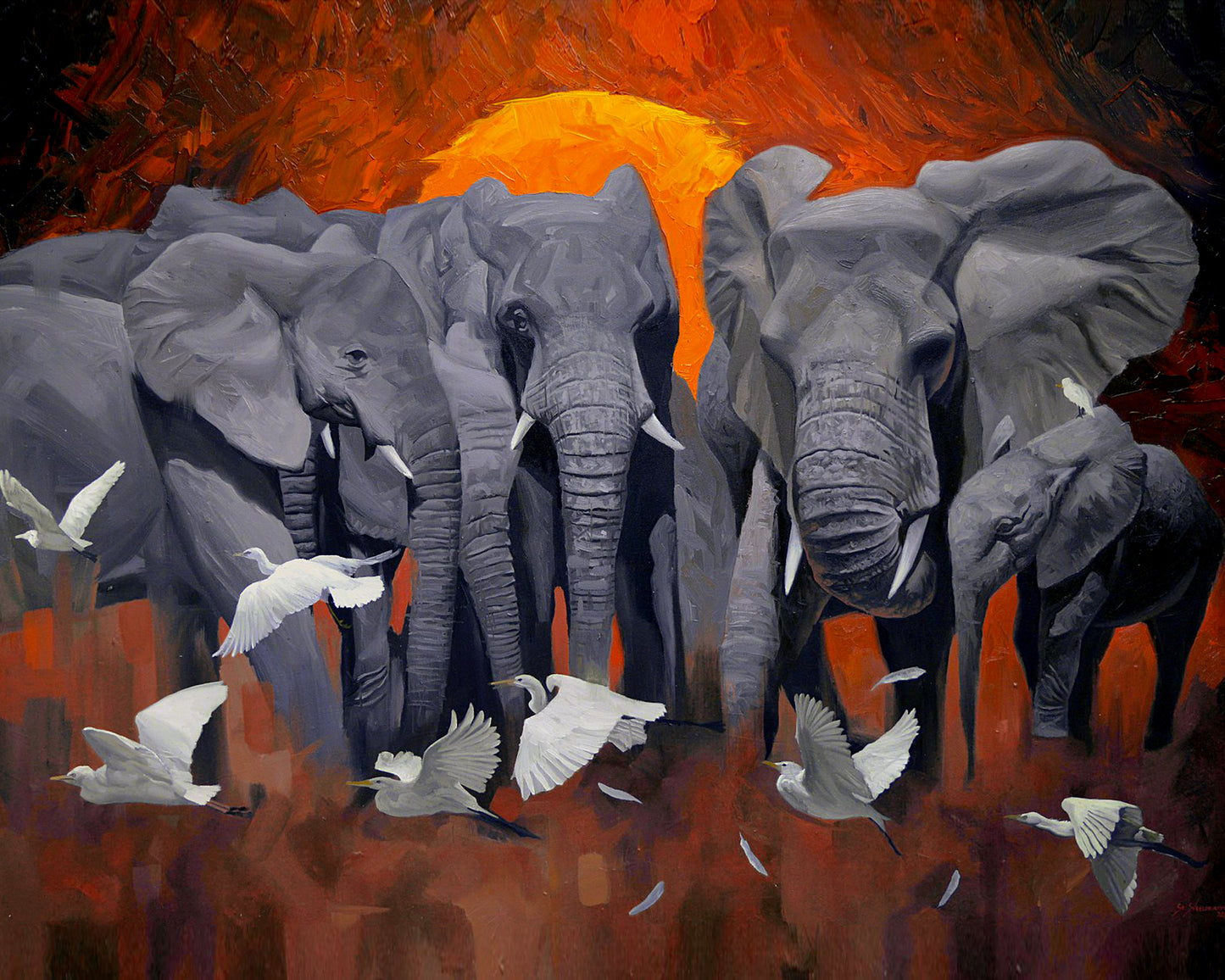 Elephants By Stanislav Atanasov