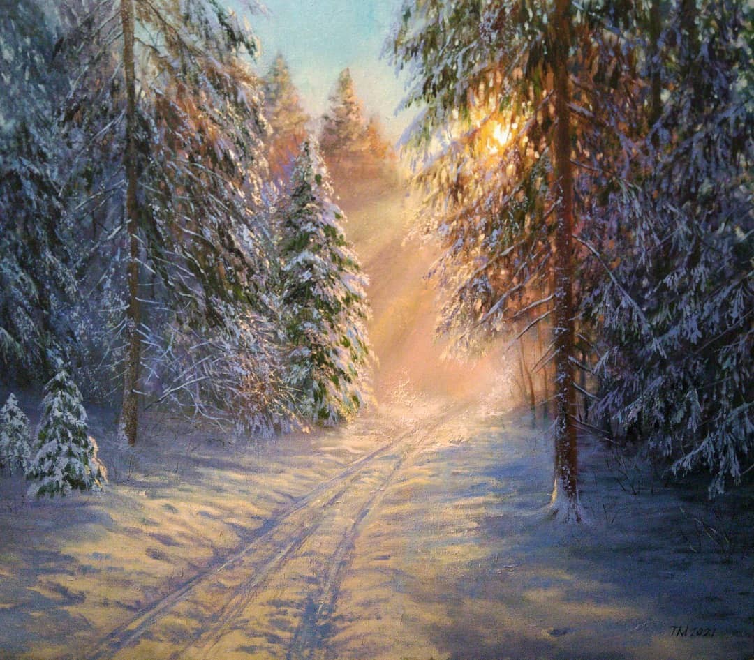 In the Winter Forest By Tamara Maslenik