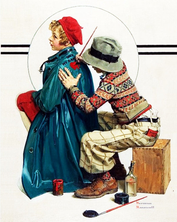 Shes My Baby By Norman Rockwell