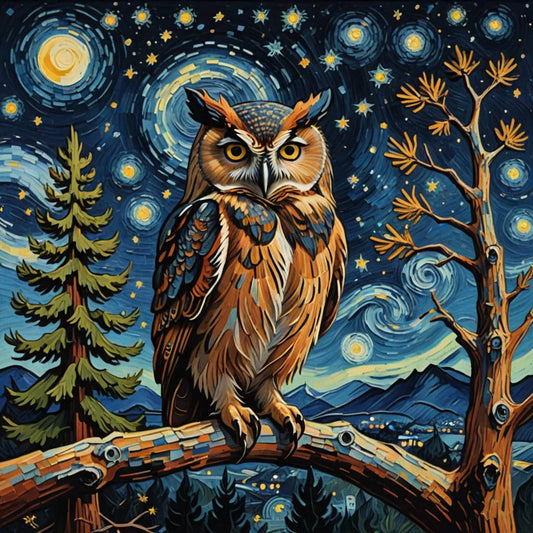 Starry Night Owl