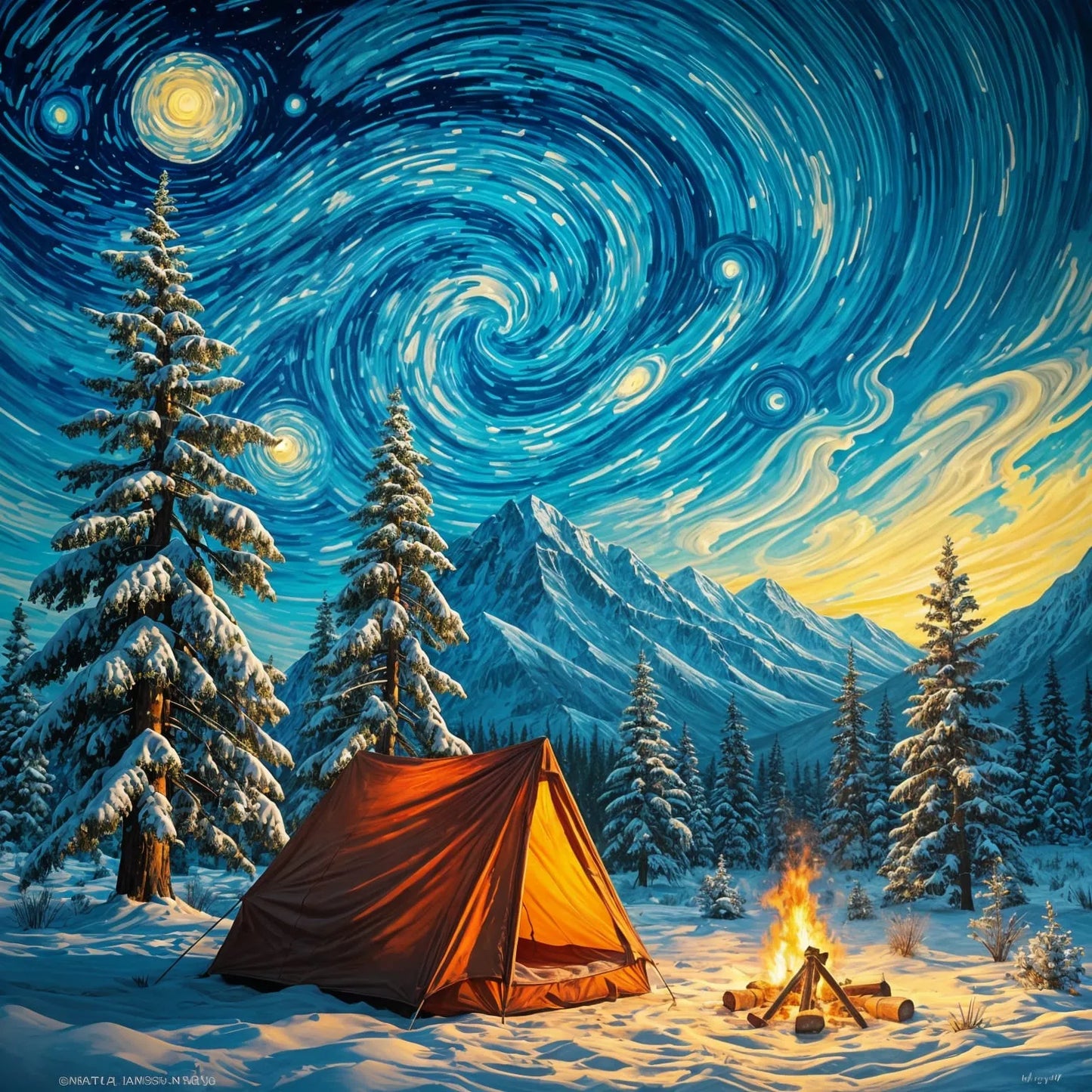 Starry Night Camping