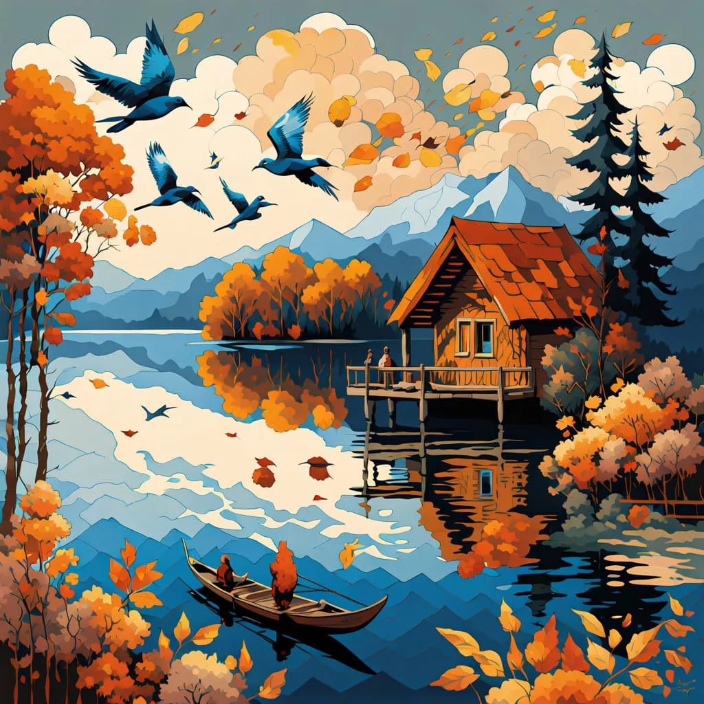 Cabin At The Lake