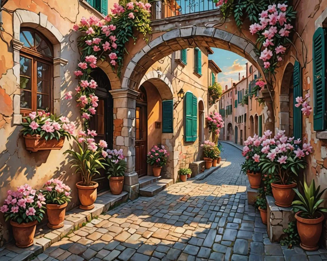 A Street In Italy