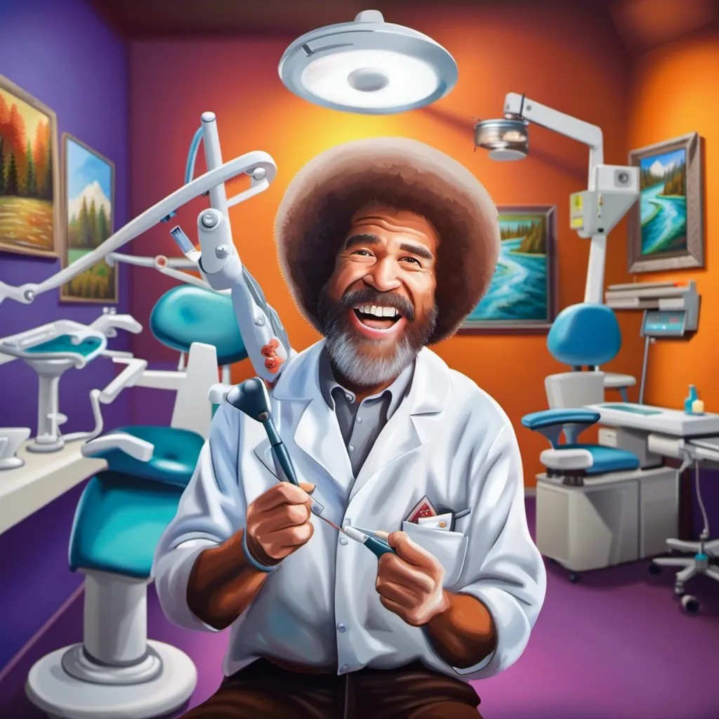 Bob Ross As Dentist