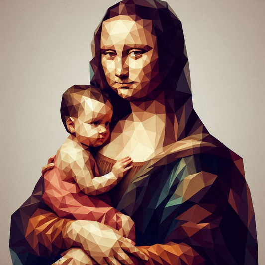 Mona Lisa with Baby Lisa