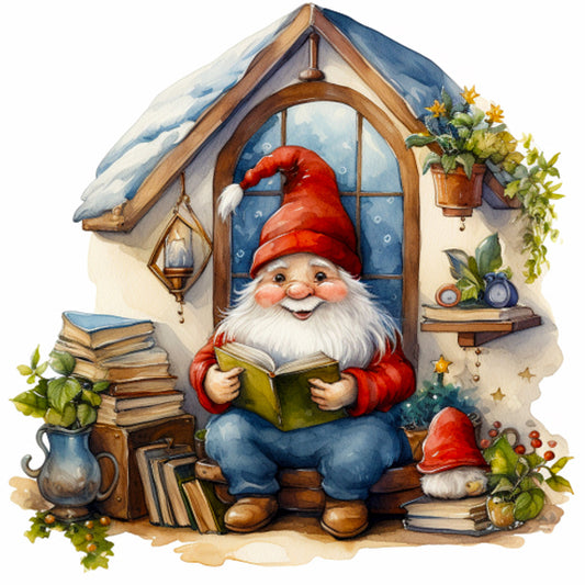 Christmas Gnome's Home Paint By Numbers Kit