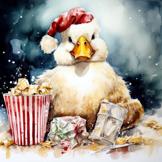 Christmas Duck Paint By Numbers Kit