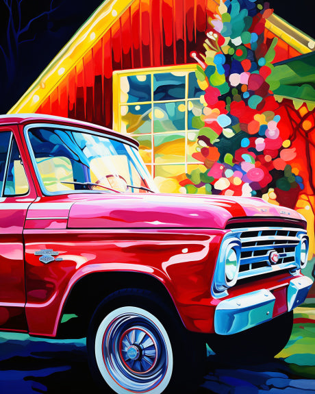 Christmas Drive Paint By Numbers Kit