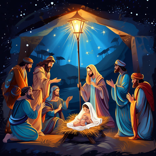 The Wise Men Christmas Paint By Numbers Kit