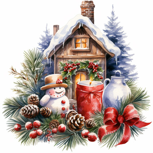 Merry Christmas Paint By Numbers Kit