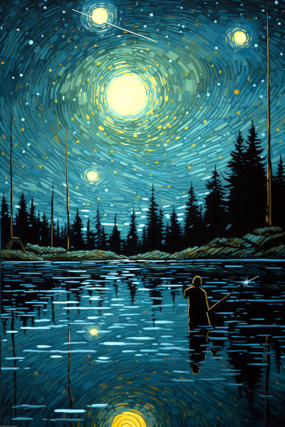 Starry Night Sky Paint By Numbers Kit - 40x60 cm