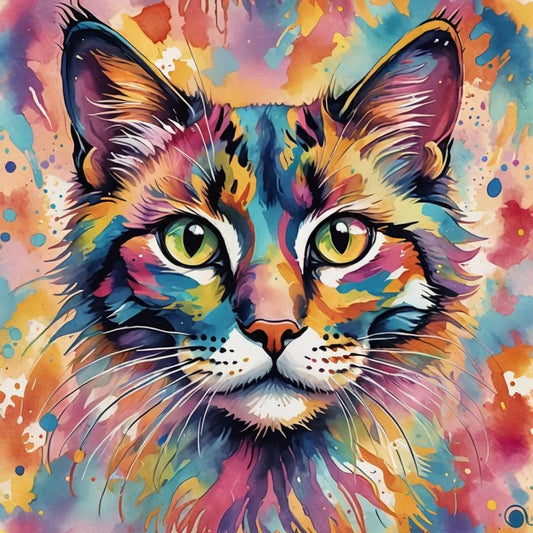Cat In Colors