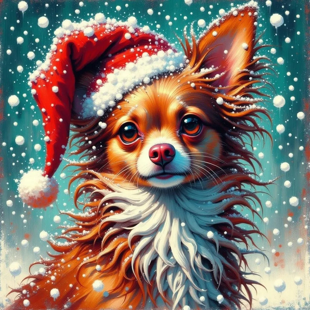 Christmas chihuahua