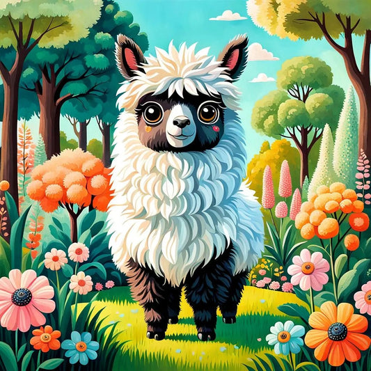 Cute llama