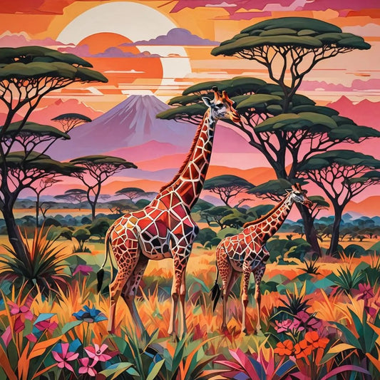 Giraffe Couple