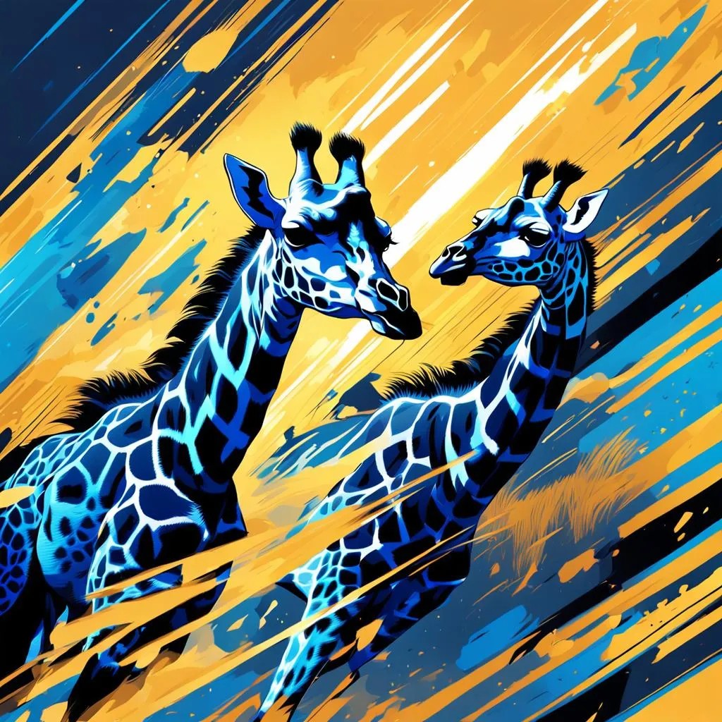 Giraffe Couple
