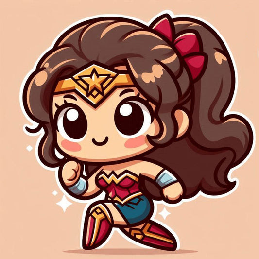 Baby Wonder Woman In Action