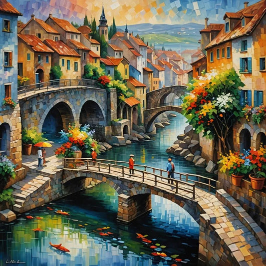 Mediterranean village
