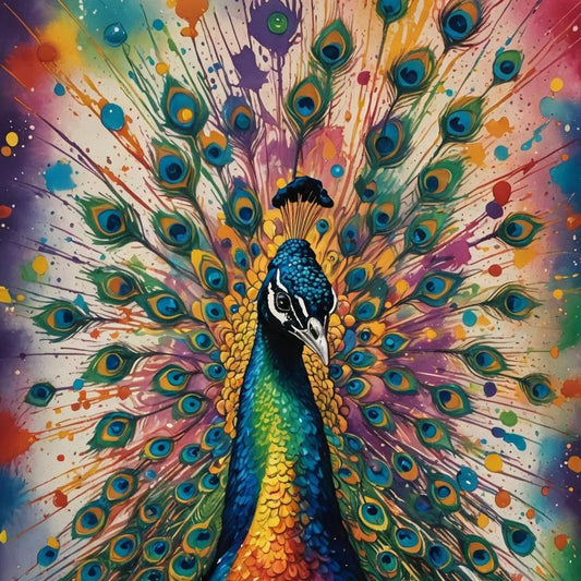 Shake Those Feathers Peacock