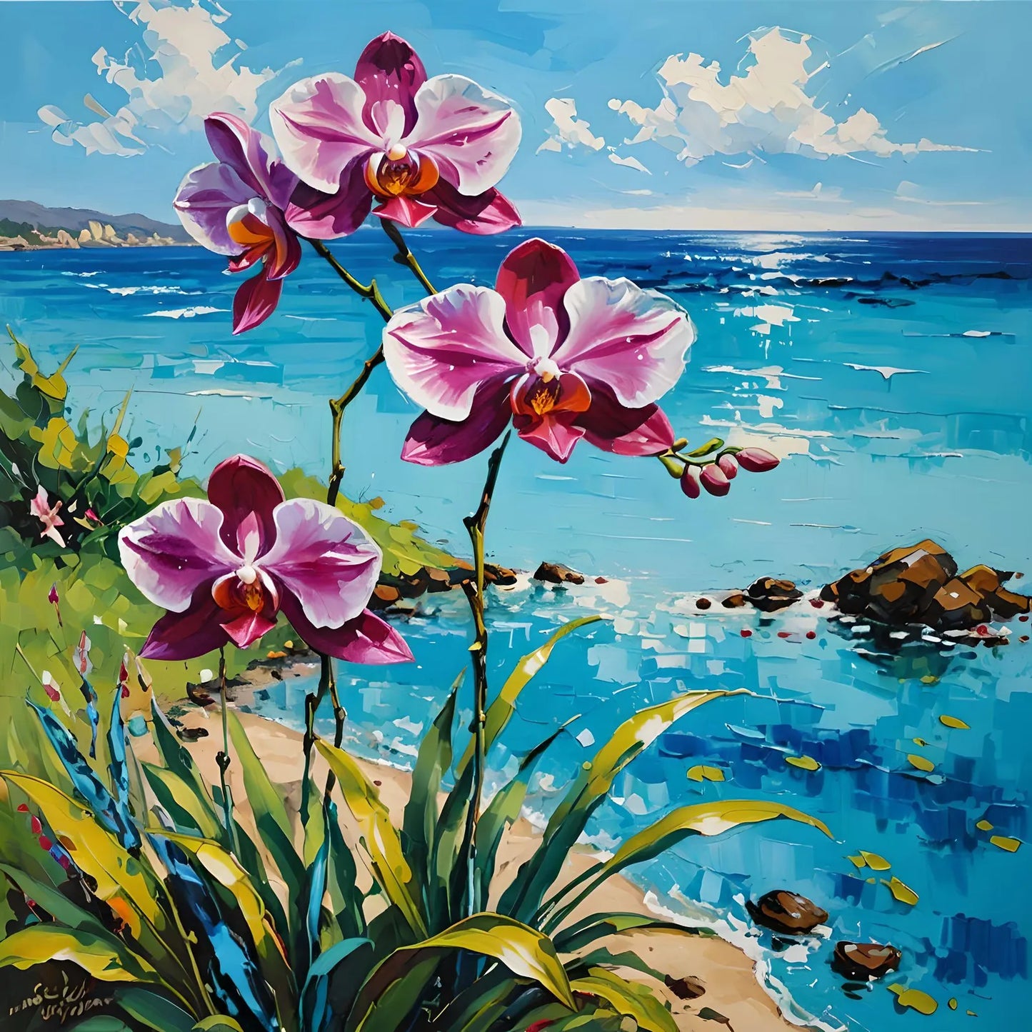 Orchid Near The Beach