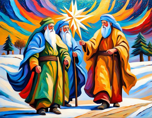 The Three Wise Men and the Christmas Star