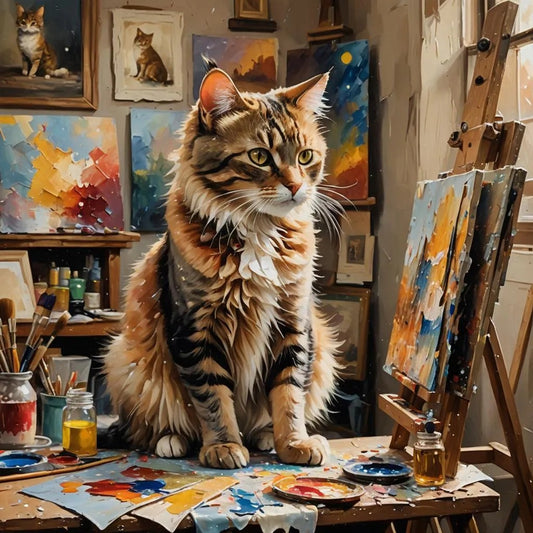 The Painter Cat