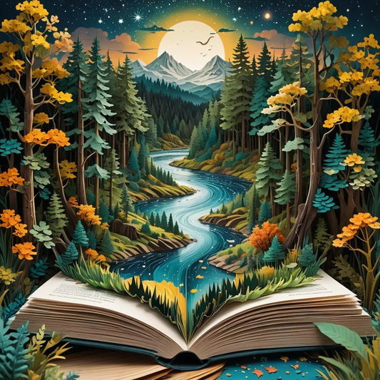 as in an open book