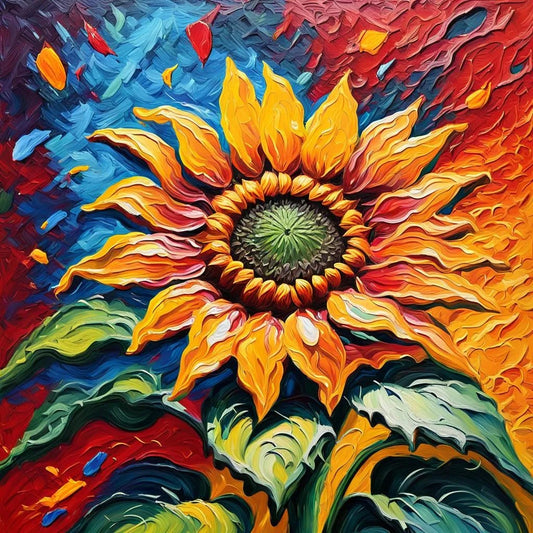 Colorful Sunflower