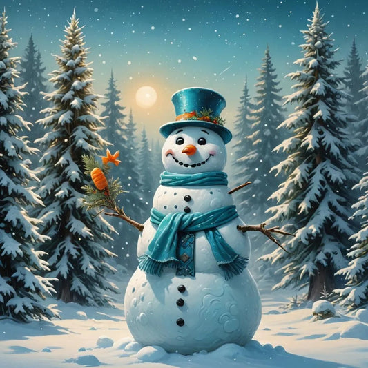 smiling snowman